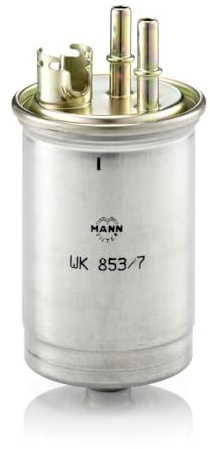 MANN-FILTER, WK 853/7 Kraftstofffilter | Für PKW, Schutz des Kraftstoffsystems, Injektorschutz, Zuverlässige Kraftstoffversorgung, Echte OE-Technologie