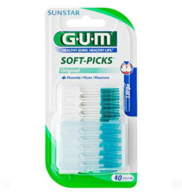GUM Soft-Picks + Fluoride large 40 pz