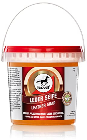 Leovet Lederseife | 500 ml | Für die Lederpflege | Reinigt sanft mit Pflanzenölen | Nährt und hält Leder geschmeidig | Ideal für Stall und Haus | Biologisch abbaubar