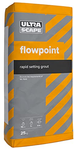 Instarmac Ultrascape Flowpoint, Rapid Set Grout, Fill Joints in Paving, Charcoal, 25kg