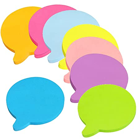 Farbige Haftnotizen, 560 Blatt Selbstklebende Haftnotizzettel, Farbig Notizblöck Super Sticky Notes für Büro Schule Zuhause 8 Farben 70 x 70 mm