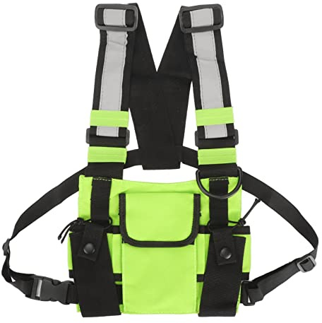 Annadue Radio Brusttasche, Radio Brustgurt Harness Taschen Pack Rucksack Holster Radios Tragetasche Rucksack Holster