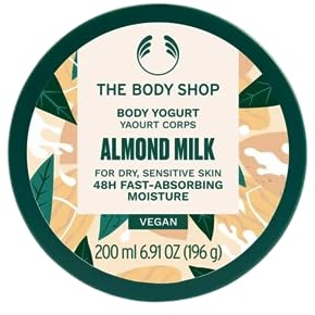 The Body Shop Almond Milk 200ml Body Yogurt for Dry Sensitive Skin - Vegan