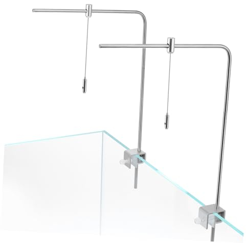 FRCOLOR 1satz Aquarium Licht Rack Halterung Verstellbarer Lichtständer Für Fischbehälter Für Süß Und Salzwasser-aquarien