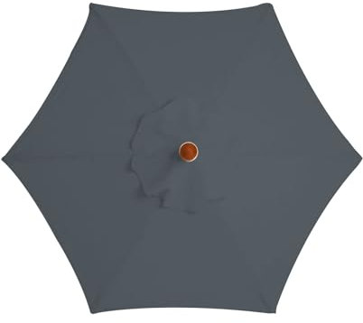 maxant Replacement Parasol Canopy, Replacement Parasol Fabric Cover 2.7M/3M+6 Arms/8 Arms Garden Umbrella Cover for Garden Umbrella