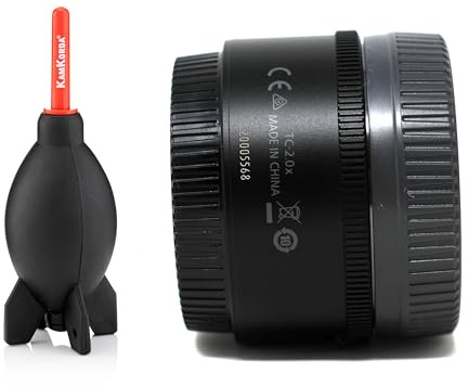 KamKorda Lens Dust Air Blower + Z Teleconverter TC-2x | Z-Mount Teleconverter, 2x Magnification Factor, Maintains Metering, Autofocus, and VR + 2 Year Warranty