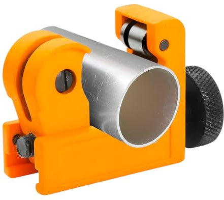 Avilia Mini Cesoia per Tubi, 3-22 mm - Tagliatubi Formato Piccolo, Ideale per Tubi in Rame, Plastica, Ottone, Alluminio, Corpo in Lega di Alluminio