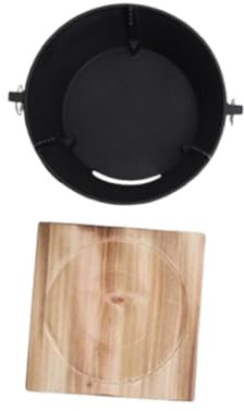 perfk Barbecue da Tavolo con griglia, bruciatore a Carbone, Barbecue Portatile, per Campeggio all'aperto in Giardino, 27cmx16.5cm