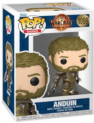 Funko Pop! Games: World of Warcraft - Anduin Wrynn - (WW) - samlarfigur i vinyl - presentidé - officiella varor - leksaker för barn och vuxna - videospel fans
