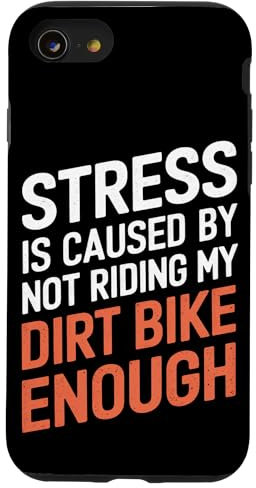 Le stress est causé par le fait de ne pas rouler assez sur ma moto tout-terrain Coque pour iPhone SE (2020) / 7 / 8
