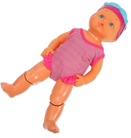 YARNOW Swimming Doll for Pool Play Electric Swimming Toy Soft Doll for Beach and Bathtub Fun