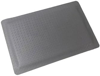 Matte zur Vermeidung von Ermüdungserscheinungen, Stehmatte for Lagerpersonal, geeignet for Fabriken, Autowerkstätten, Matte zur Linderung von Ermüdungserscheinungen im Stehen im Lager(Grey,24inx24in)