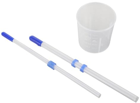 TOYANDONA Comedero para Pollitos De Plástico Inyectora De Alimento para Aves De Corral y Patos para Gallinas y Codornices Granjas o Laboratorios Científicos