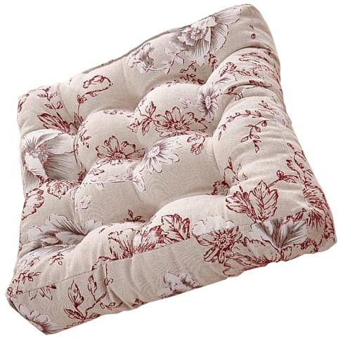 Cojines Cuadrados para Sillas de Comedor 45 X 45/40 X 40/50 X 50/60 X 60 cm para Cojines de Silla Cojines de Suelo para Interior Y Exterior Jardín Patio (Q1 1 Unidad 40 X 40 cm/16 X 16 Pulgadas)