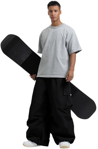 Generisch Snowboardhose für Herren, Baggy, Wasserdicht, Ski Hosen, Schnee-Cargohose, Warme Isolierung, Skihose, Winterhose, Atmungsaktiv, Snowboard Hose, Outdoor Schneehose