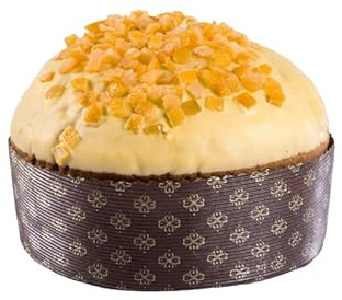 Panettone Artigianale ai Mandarini Tesori di Sicilia 1 Kg, Lievitato con Lievito Madre, Incartato a Mano con Ceralacca, Dolce Tipico Siciliano – Idea Regalo di Natale
