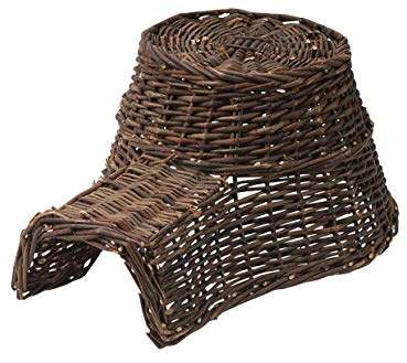 Esschert Design WA06 26 x 53 x 38 cm Igelkottskorg i trä – brun