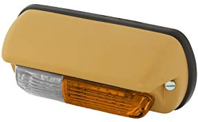 HELLA 2BE 001 278-011 Blinkleuchte - Halogen - 6/12V - Einbau/geschraubt - Lichtscheibenfarbe: gelb - Stecker: Crimpkontakt - links - Menge: 1