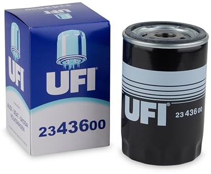 UFI Filters, Ölfilter 23.436.00 | Ersatzfilter für Auto, anwendbar auf verschiedenen Modellen von Audi, Desta, Linde, Seat, Skoda und Volkswagen