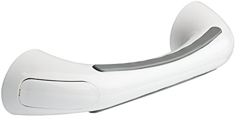 Delta Designer (1-Pack) 9' Assist Bar ADA Compliant White Bathroom Safety Soft Handle | Wall Mount 300 lb Capacity, Balance, Handicap Grip for Shower, Tub, Toilet DF509-SG1