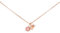 Fossil Collana Da Donna Personalizzata, Lunghezza Totale: 40 Cm + 5 Cm Di Estensione Della Catena In Acciaio Inossidabile Oro Rosa, JF03046791