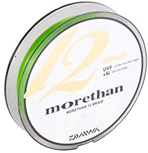 Daiwa Geflechtschnur zum Spinnfischen Morethan 12 Braid EX+SI Schnur, Durchmesser/Tragkraft:0.14mm / 12.2kg