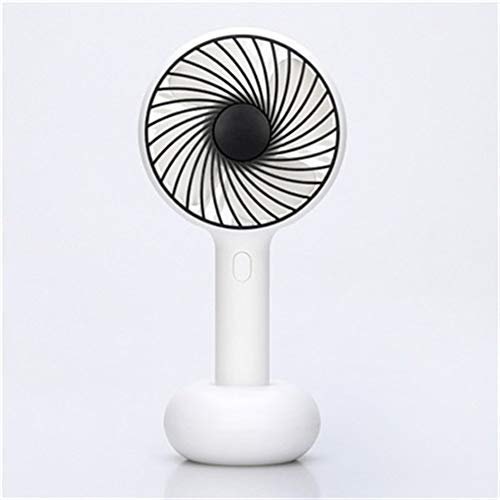 HAPPY LEMON Convenient Convenient Fashion Desktop Fan Portable Handheld USB Rechargeable Battery Air cooler Ventilator Mini Table/Third Gear for indoor/outdoor Travel Fashion (Color : Black)