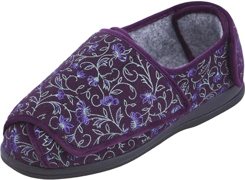Cosyfeet Emma - Extra Wide Women's Slippers - Extra Extra Roomy