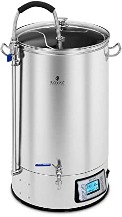 Royal Catering RCBM-42N Braukessel Bierbrauanlage Maischekessel Heimbrauanlage Bierbraukessel Bierbraugerät kleine Brauanlage Braukessel Edelstahl 60 L