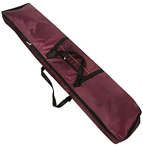 SHARROW Bogenschießen Recurve Bogenkoffer Langbogen Traditioneller Bogentasche 165cm /170cm Bogen Tasche Grosse Kapazität Bogen Lagerung Reisetasche Tragetasche für Bogenjagd(Typ 1: Rot, 165cm)