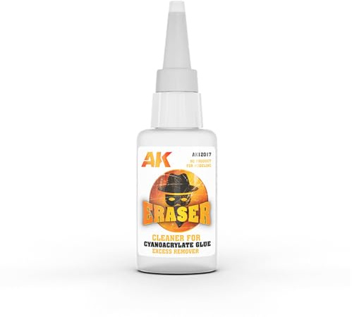 AK Interactive AK12017 Eraser – Cleaner for Cyanoacrylate Glue Excess Remover