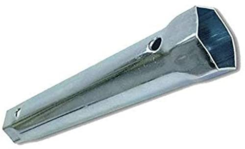 Tubular Box Spanner Metric Box Wrench Tools Torque Bar Socket for Repairing and Installation(1pcs, 18mm-19mm)