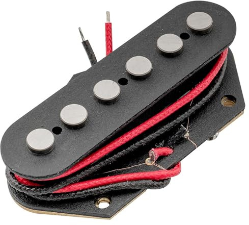 Artec TRA65 Alnico 5 Tonabnehmer Big Pole Piece Steg Pickup 7K Schwarz | Rail Blade,für Tele Style E-Gitarre
