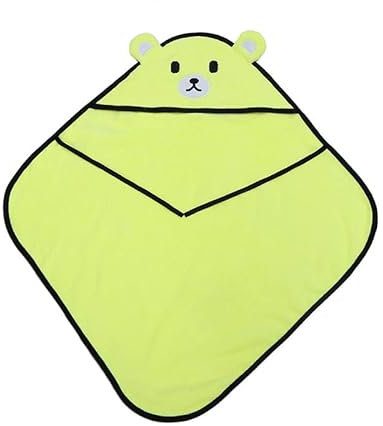 EUYIMOMO Bademantel Hund Badetuch for Haustiere Katzen- und Hundebademantel kreativer Cartoon-Bär Haustier-Badetuch weiches saugfähiges schnell trocknendes Handtuch (Color : D, Size : 45x45cm)