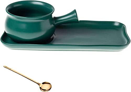 Ciotola for cereali, scodella for zuppa, scodella for il tè, set di scodelle for la colazione con manico, piatti for la colazione in stile nordico, posate in ceramica for zuppa di cipolle francese, st