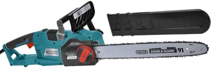 Elektro-Kettensäge KS CS2200-16, Leistung 2200 W, Kettenlänge 16” (40 cm), Kettengeschwindigkeit 14 m/s, Kettenspannung ohne Werkzeug