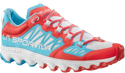 LA SPORTIVA Donna Helios III Scarpe, Hibiscus-Malibu Blue, 38.5