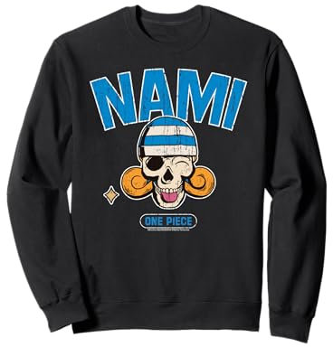 Chapeau de paille One Piece Nami Pirates Navigator Skull Logo Anime Sweatshirt