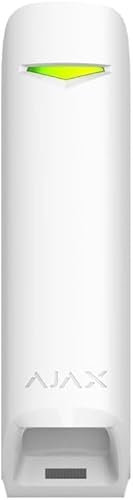 38109 Glassprotect - Rilevatore Wireless Di Rottura Vetri Bianco Con Sensore Di Sicurezza