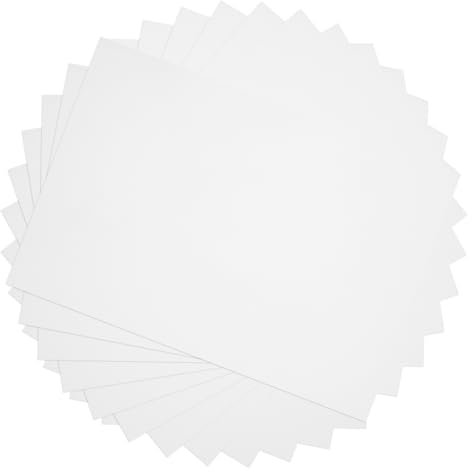 TEHAUX 20blätter Selbstklebendes Stickerpapier Transparent Wasserdichte Pet Etiketten Für Tintenstrahldrucker Und Laserdrucker Bedrucken Und Beschriften Von Aufklebern Dekoration