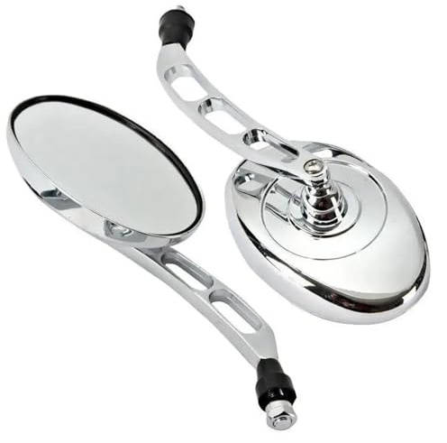 Motorrad Rückspiegel Für Suzuki Für Intruder Für Volusia VS VL 700 750 800 1400 1500 Chrom Motorrad Rückspiegel Lenkerendenspiegel