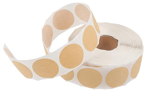 HEMOTON Étiquettes Adhésives Autocollantes pour Cible de Tir en Papier Effet Éclaboussant, Rouleau de 1000 Pièces, Accessoire Pratique pour Jeu de Tir Sportif