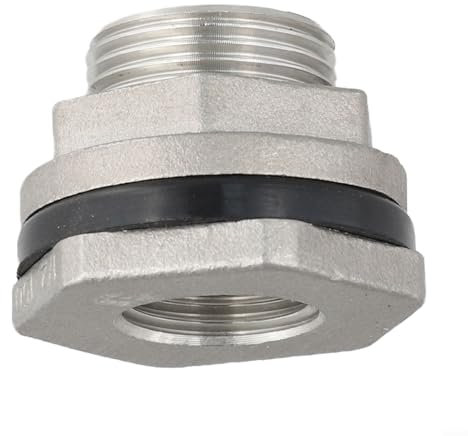 12 confezioni da 304 raccordi per serbatoi in acciaio inox senza saldatura, perfetti per la produzione di birra in casa (1/2)