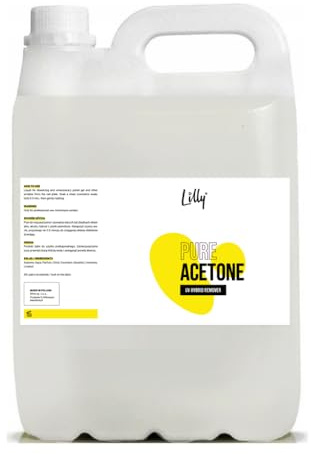 Lilly Aceton 5000 ml – Kosmetisches Aceton mit Zitrusduft – Entfernt Nagellack, UV-Gel, Acryl & Tips – Professioneller Nagellackentferner für Maniküre & Pediküre