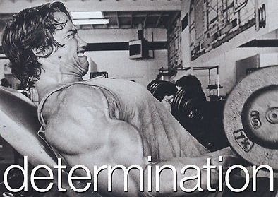 MOTIVATIONAL - Arnold Schwarzenegger - DETERMINATION - Gym - determination - A3 poster - Quote Sign Poster Print Picture, SPORTS, BOXING, CYCLING, ATHLETICS, BODYBUILDING, TRIATHLON, BASKETBALL, FOOTBALL, RUGBY, SWIMMING, BOXING, MARTIAL ARTS, GOLF, HOCKEY, SQUASH
