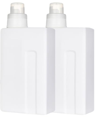Zerodeko 2pcs Laundry Bottle Multipurpose Sub Bottle Reusable Bottles Large Capacity Sub Lotion Storage Bottles Lotion Refillable Container Shower Gel Holder