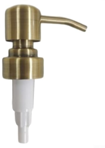 Zoegneer 304 Edelstahl Seifenspender Pumpenkopf Seifenpumpe Ersatz Ersatz für DIY Gläser und Flaschen (Bronze)