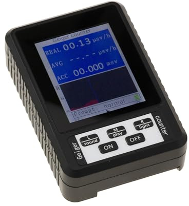 KALEA-INFORMATIQUE Détecteur de radiations X Beta et Gamma de Type Compteur Geiger, Affichage des valeurs immédiates, Moyennes et cumulées