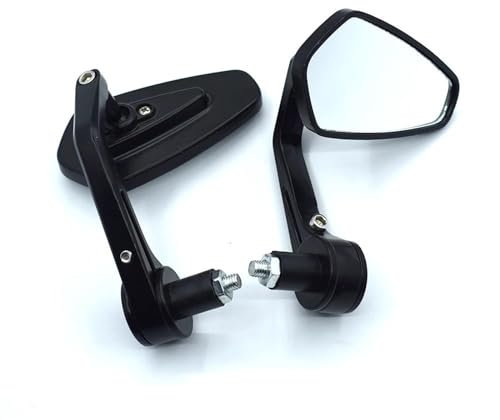 Accesorios manillar con estilo Espejos Retrovisores De Motocicleta De 7/8 y 22mm, Espejos Del Extremo Del Manillar Para NC700X CB400 CB500X CB650F CB1000R PCX125 PCX150