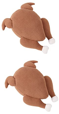 BESPORTBLE 2stücke Kreatives Hundespielzeug Aus Interaktives Kauspielzeug Im Truthahn-Design Für Sicheres Schnüffelspiel Und Weihnachtsfreude Für Kleine Und Große Hunde Langlebig Und